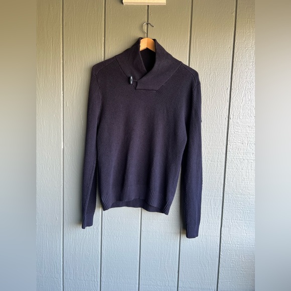 Ben Sherman Wool Blend Navy Sweater - Picture 1 of 11